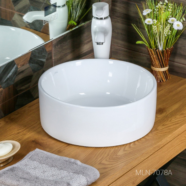 Раковина накладная Brevita Melana 41 MLN-7078A